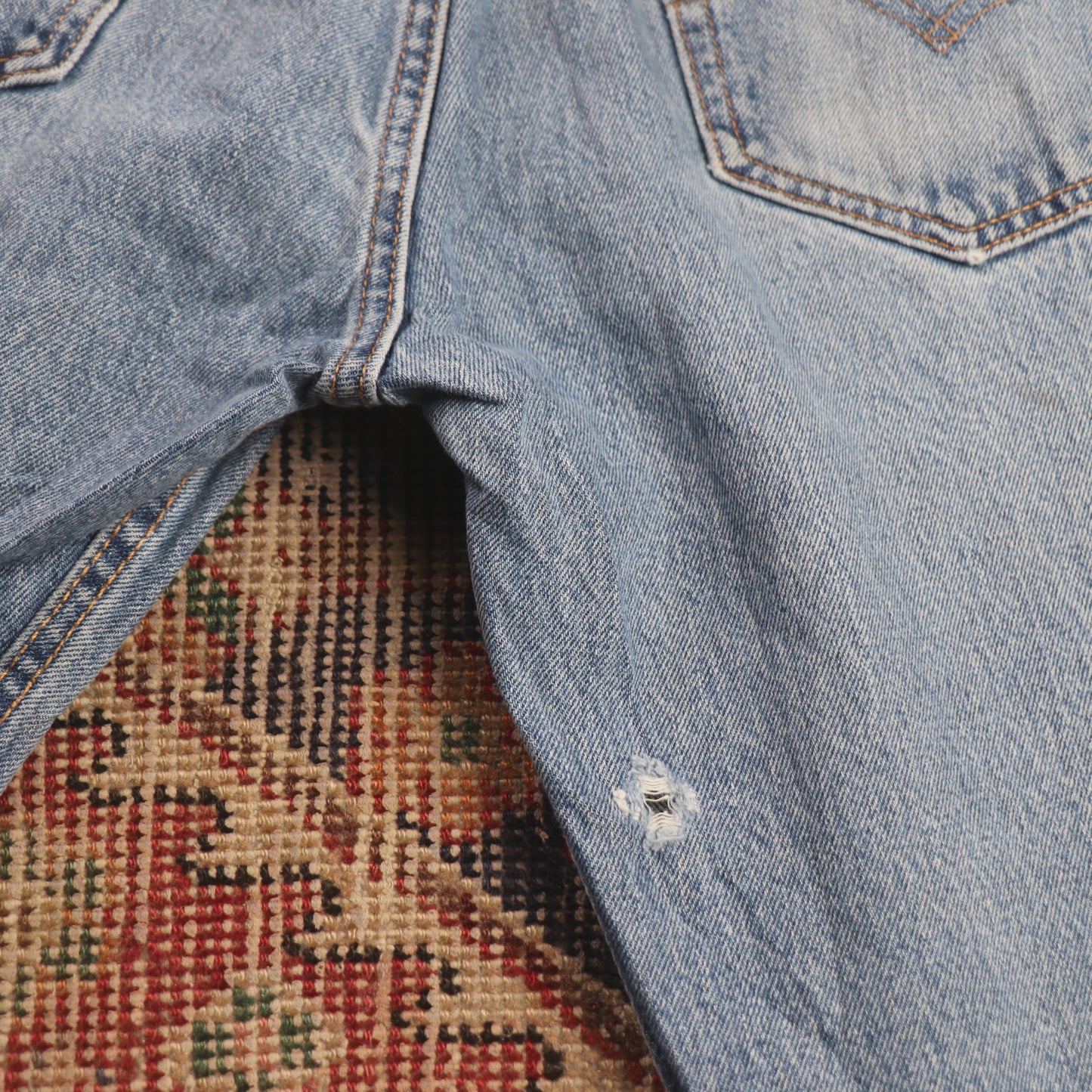 Levi's 505 W32 L30 Straight Leg Regular Fit Blue Denim Jeans