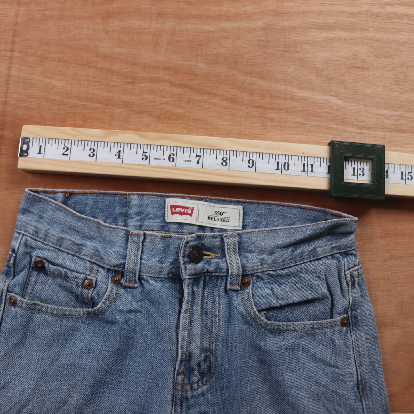 Levi's 550 Red Tab W26 L26 Tapered Leg Relaxed Fit Blue Denim Jeans