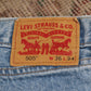 Levi's 505 W36 L34 Straight Leg Regular Fit Blue Denim Jeans