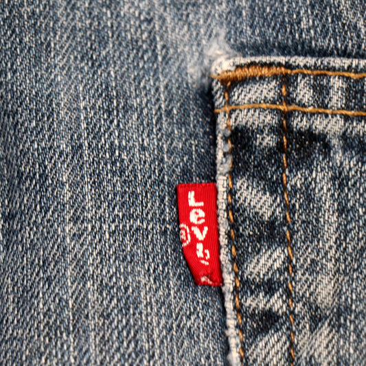 Levi's W36 L29 Straight Leg Blue Denim Jeans