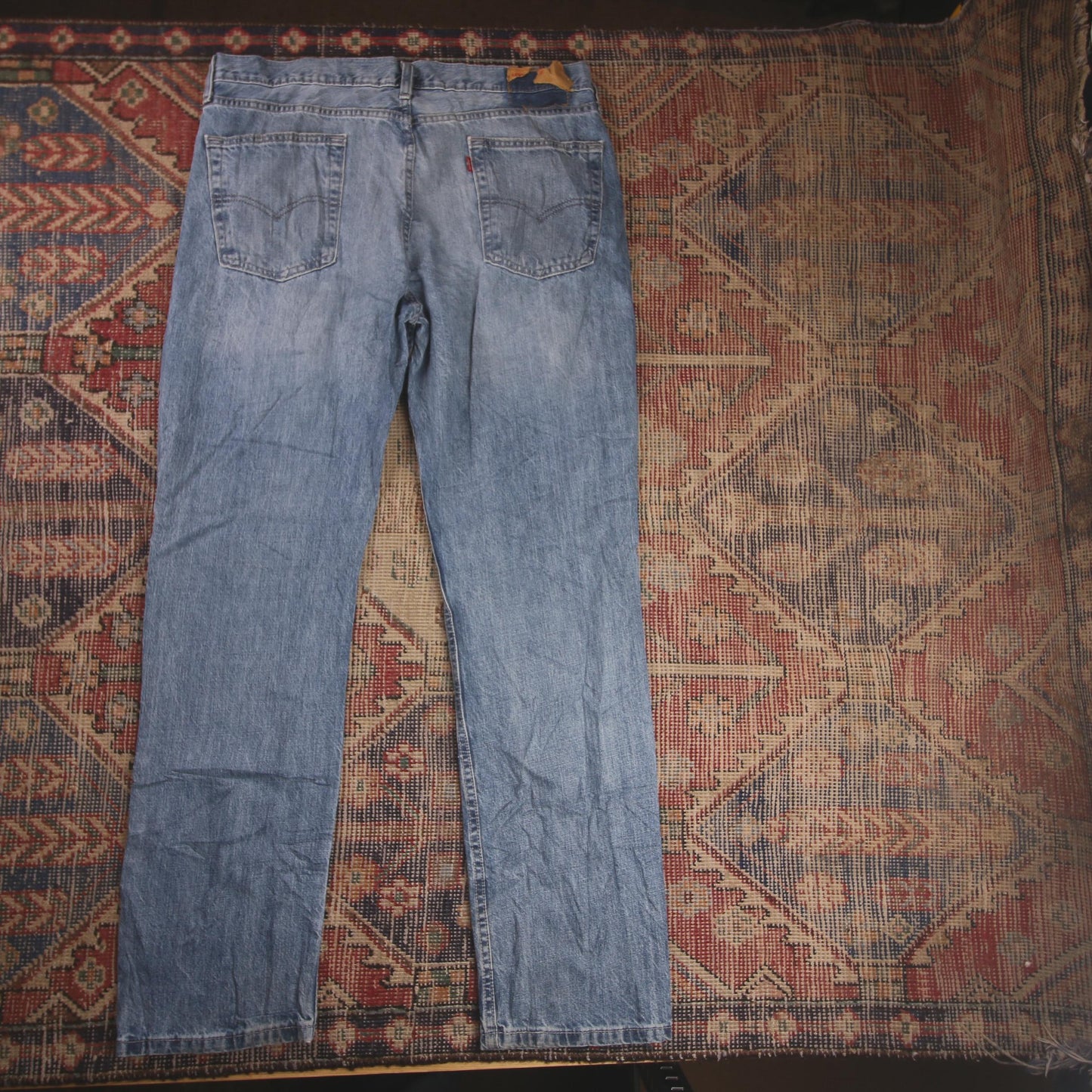 Levi's 559 W38 L31 Straight Leg Relaxed Fit Blue Denim Jeans