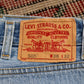 Levi's 505 W36 L32 Straight Leg Regular Fit Blue Denim Jeans