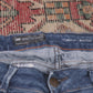 Lee W36 L26 Straight Leg Loose Fit Blue Denim Jeans
