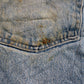 Wrangler W32 L30 Straight Leg Relaxed Fit Classic Ripped Style Blue Denim Jeans