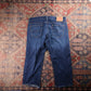 Levi's 569 Red Tab W38 L25 Straight Leg Loose Fit Blue Denim Jeans