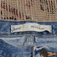 Lee W36 L32 Straight Leg Blue Denim Jeans