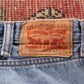 Levi's 505 Red Tab W40 L29 Straight Leg Regular Fit Blue Denim Jeans
