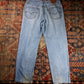 Levi's 550 W40 L31 Tapered Leg Relaxed Fit Classic Ripped Style Blue Denim Jeans