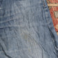 Lee W34 L28 Straight Leg Loose Fit Blue Denim Jeans