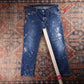 Levi's 511 Red Tab W38 L28 Slim Fit Blue Denim Jeans