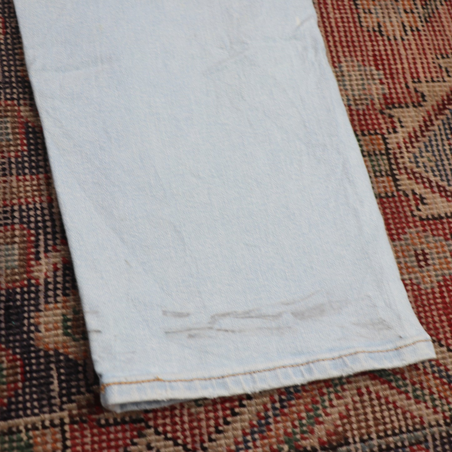 Levi's W28 L26 Straight Leg Blue Denim Jeans