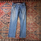 Wrangler W32 L30 Straight Leg Relaxed Fit Blue Denim Jeans