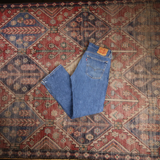 Levi's W30 L28 Straight Leg Blue Denim Jeans