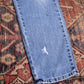 Lee W30 L30 Straight Leg Relaxed Fit Classic Ripped Style Blue Denim Jeans