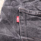 Levi's 505 W38 L33 Straight Leg Regular Fit Black Denim Jeans