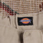 Dickies W28 L30 Straight Leg Beige Cotton Blend Trousers