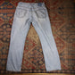 Levi's W34 L30 Straight Leg Relaxed Fit Classic Ripped Style Blue Denim Jeans