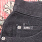 Lee W26 L25 Straight Leg Black Denim Jeans