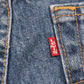 Levi's 521 Red Tab W32 L27 Straight Leg Blue Denim Jeans