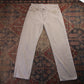 Levi's 751 W32 L28 Straight Leg White Corduroy Trousers