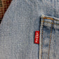 Levi's 505 W34 L28 Straight Leg Regular Fit Blue Denim Jeans