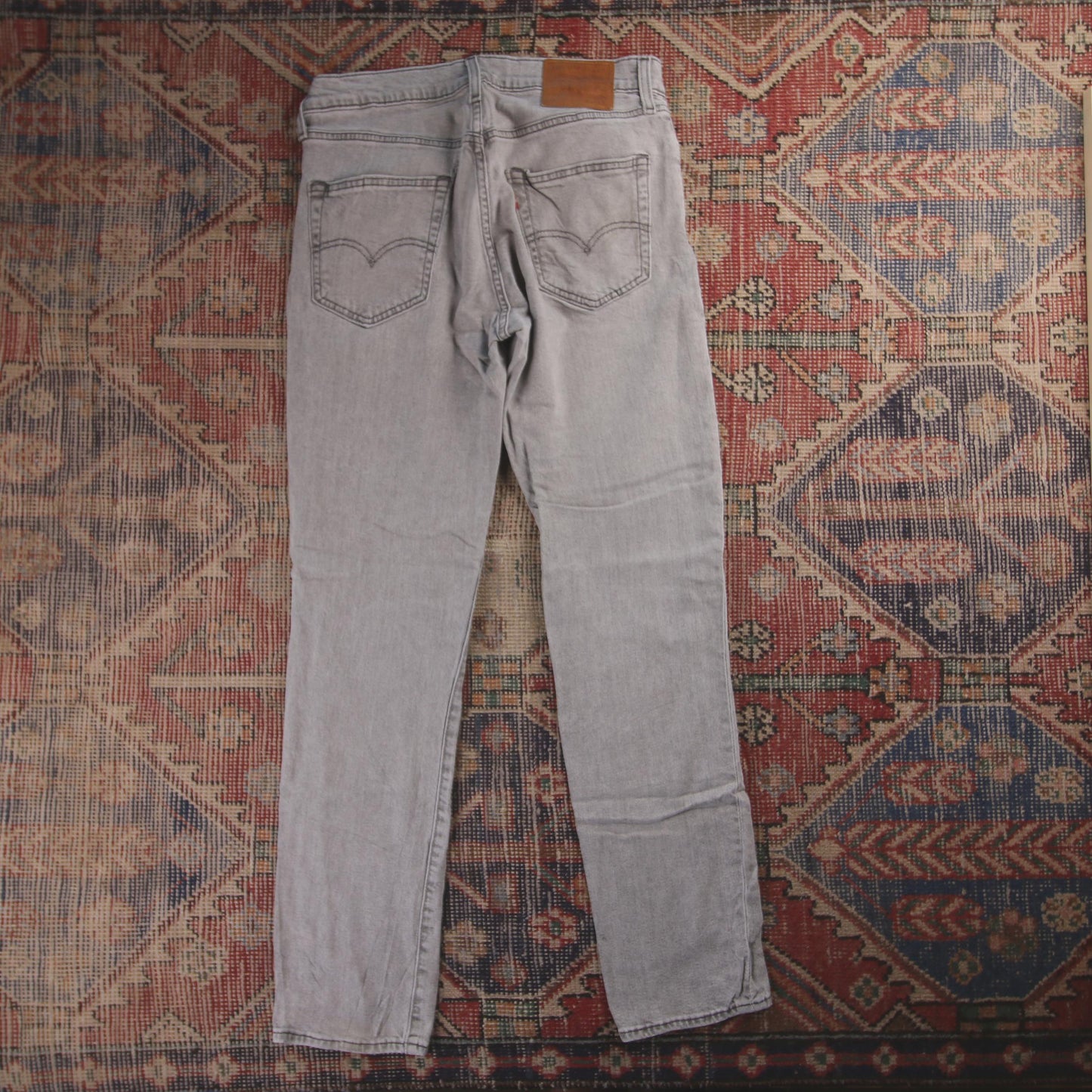 Levi's 511 Red Tab W30 L30 Slim Fit Grey Denim Jeans
