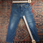 Levi's 505 Red Tab W28 L25 Straight Leg Regular Fit Blue Denim Jeans