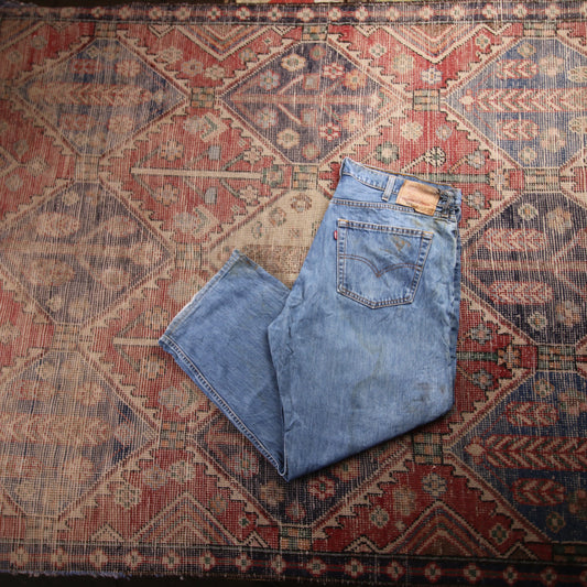 Levi's 513 W38 L27 Straight Leg Slim Fit Blue Denim Jeans