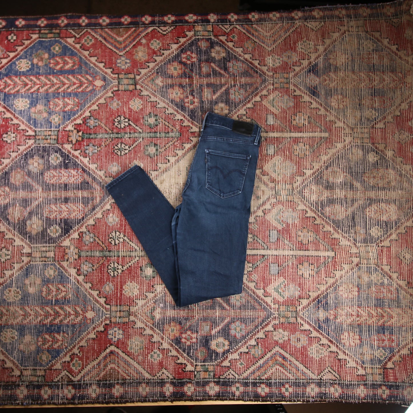 Levi's 721 W28 L29 Skinny Blue Denim Jeans
