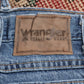 Wrangler W38 L34 Straight Leg Relaxed Fit Blue Denim Jeans