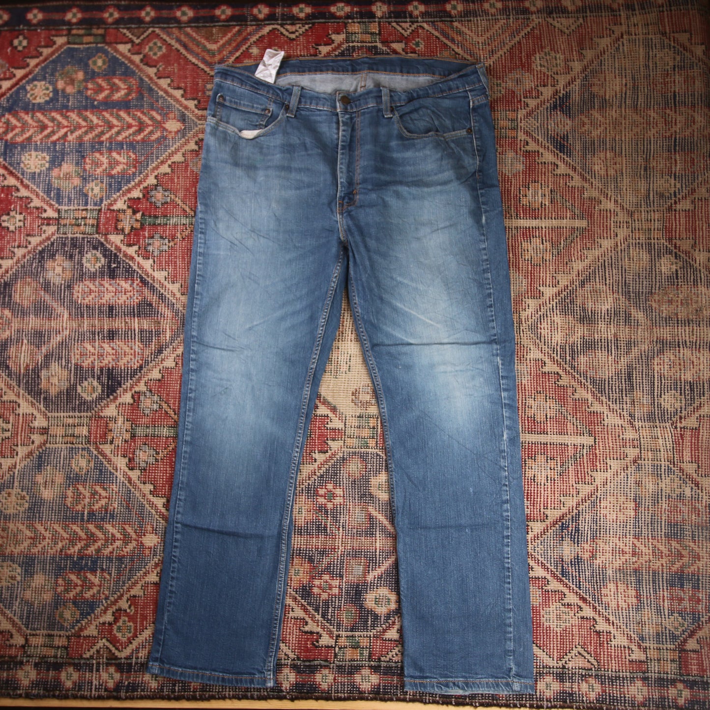 Levi's 514 W40 L28 Straight Leg Blue Denim Jeans