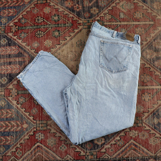 Wrangler W46 L29 Straight Leg Blue Denim Jeans