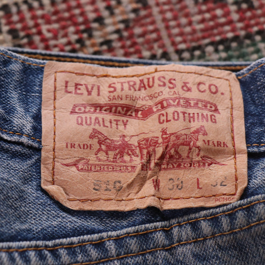 Levi's 510 W30 L30 Skinny Blue Denim Jeans