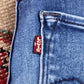 Levi's 512 W28 L26 Tapered Leg Slim Fit Blue Denim Jeans