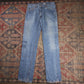 Levi's 505 W32 L33 Straight Leg Regular Fit Blue Denim Jeans
