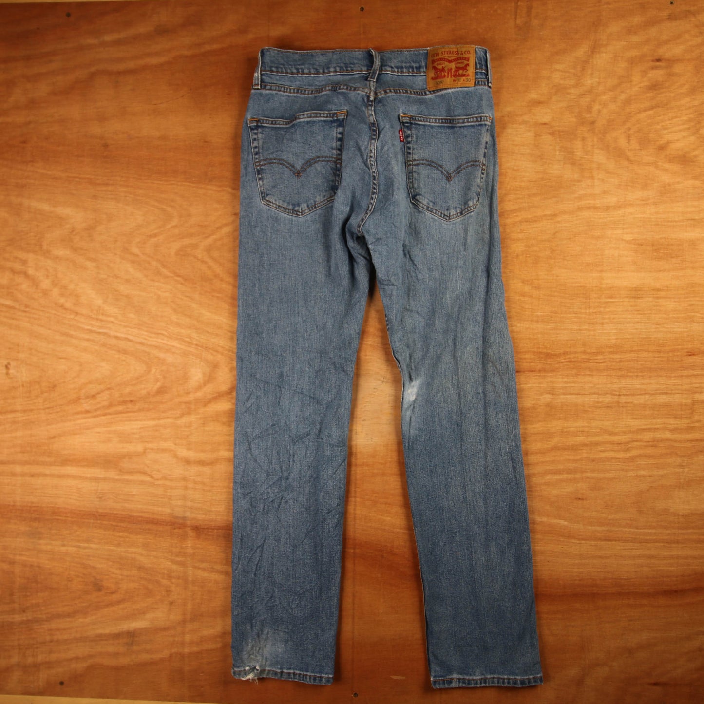 Levi's Red Tab W30 L30 Straight Leg Blue Denim Jeans