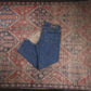 Wrangler W34 L30 Straight Leg Relaxed Fit Blue Denim Jeans
