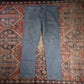 Levi's 513 W40 L30 Straight Leg Slim Fit Grey Denim Jeans