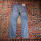 Levi's W30 L28 Straight Leg Blue Denim Jeans