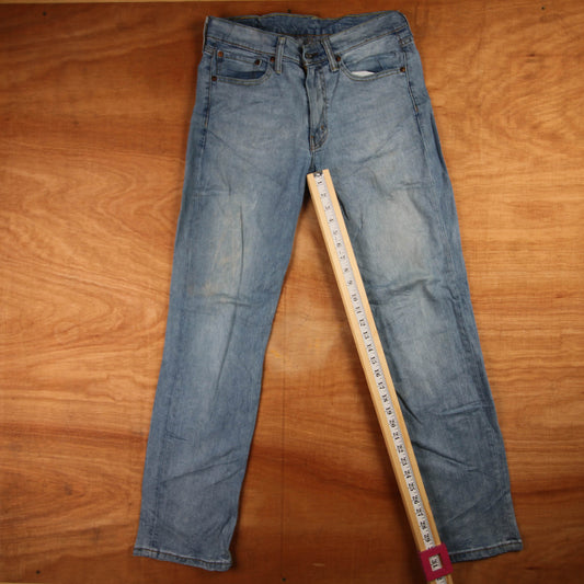 Levi's 514 Red Tab W32 L31 Straight Leg Blue Denim Jeans