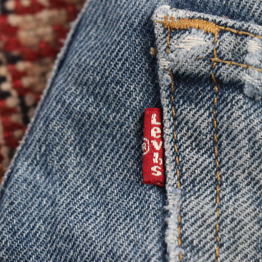 Levi's W30 L32 Straight Leg Blue Denim Jeans