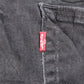 Levi's W34 L29 Straight Leg Black Denim Jeans
