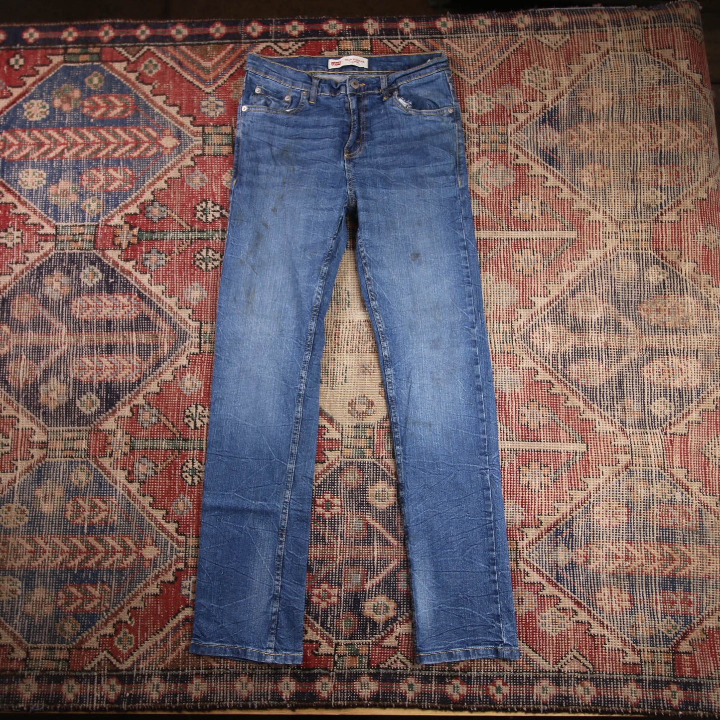 Levi's 502 W30 L30 Tapered Leg Regular Fit Blue Denim Jeans