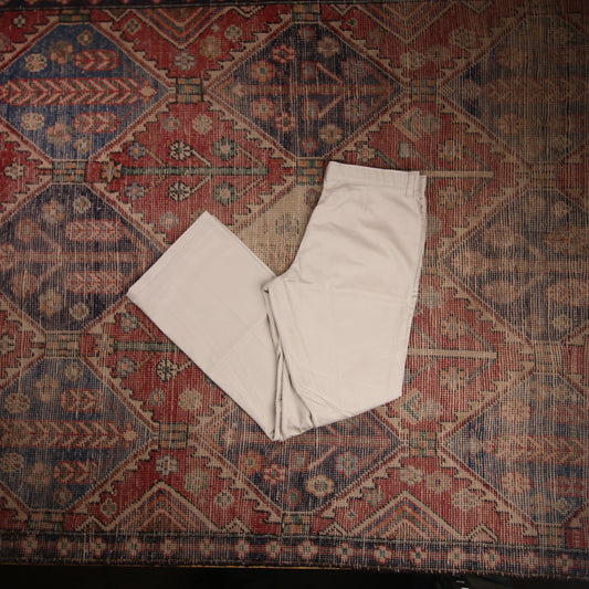 Dickies W32 L28 Straight Leg Beige Cotton Blend Trousers