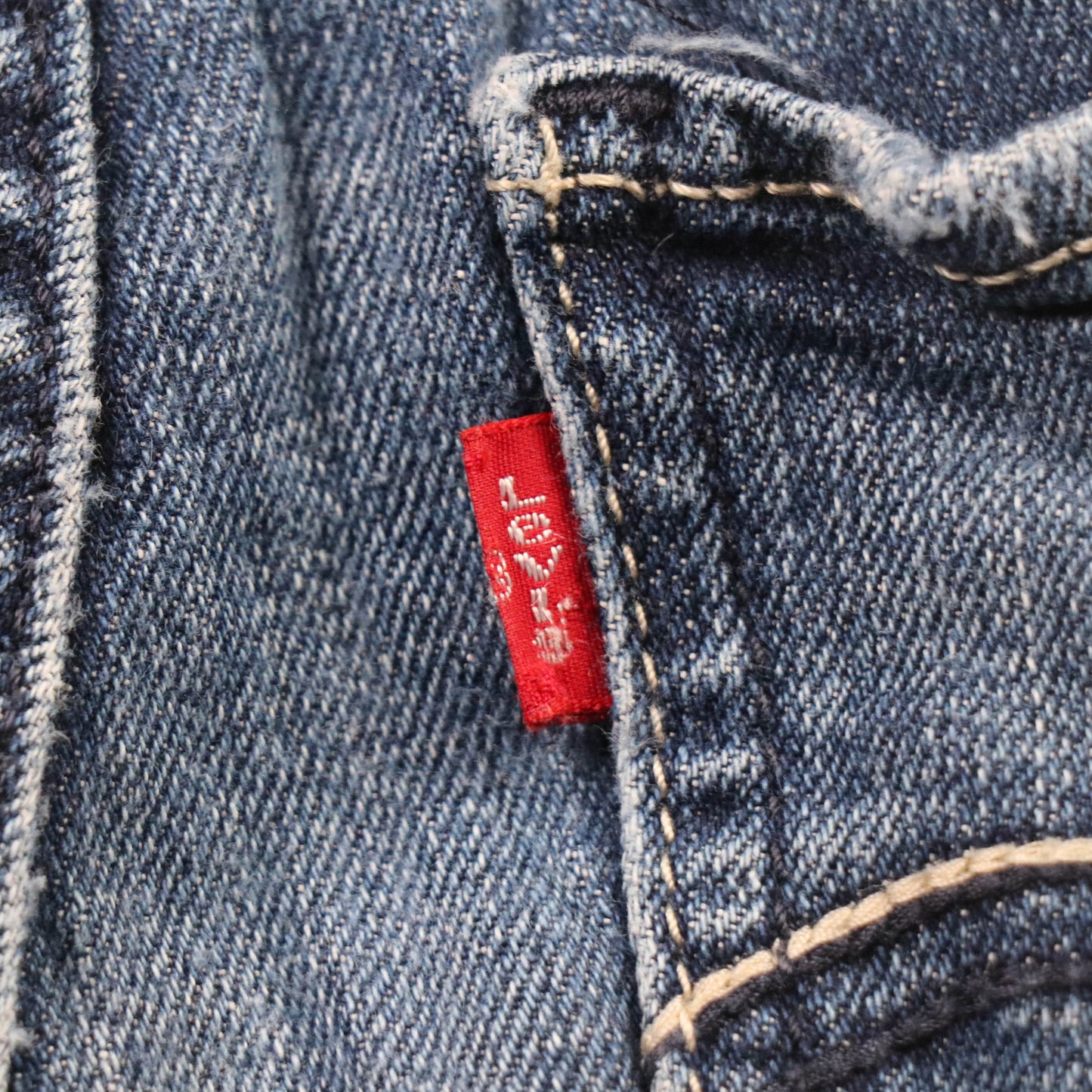 Levi's 711 Red Tab W30 L22 Slim Blue Denim Jeans