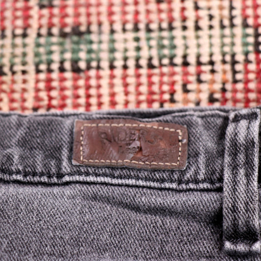 Lee W30 L28 Straight Leg Relaxed Fit Black Denim Jeans