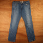 Levi's 505 Red Tab W34 L420 Straight Leg Regular Fit Blue Denim Jeans