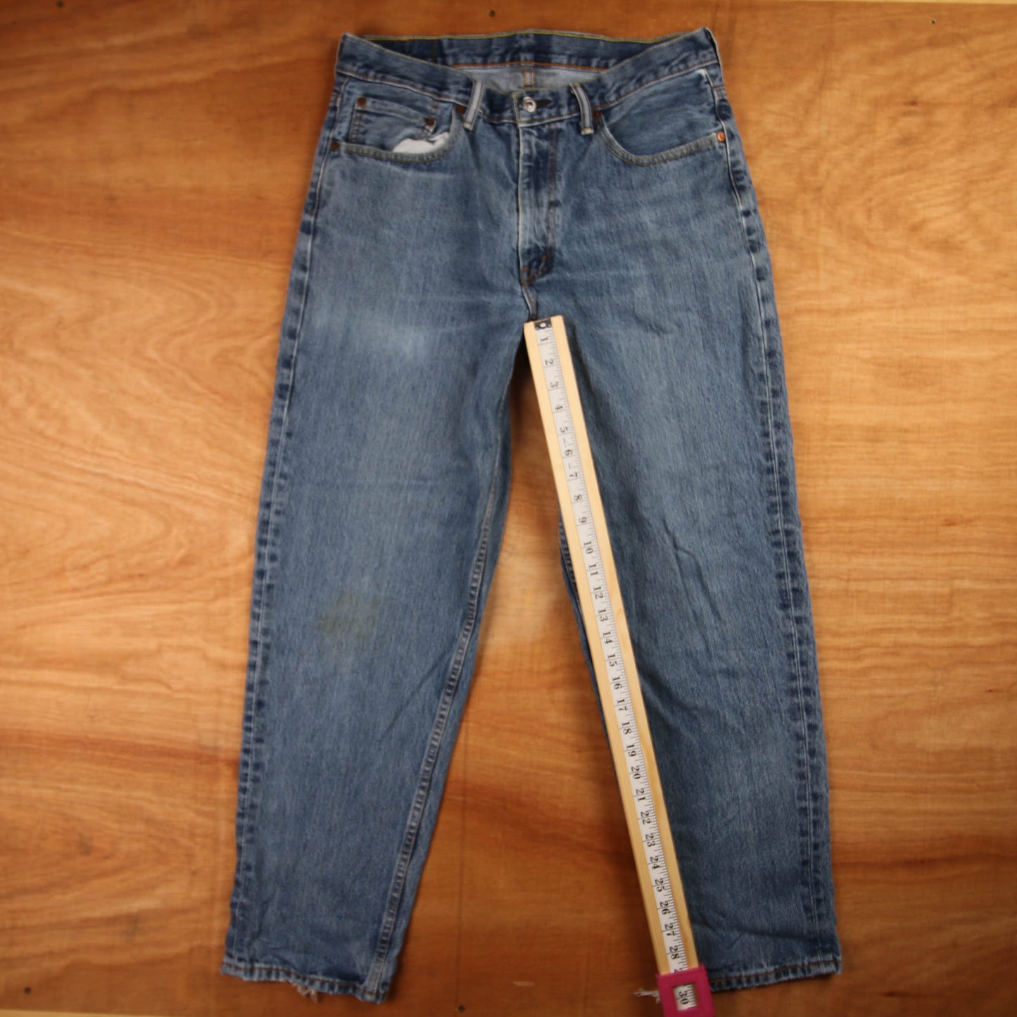 Levi's 560 Red Tab W34 L30 Comfort Fit Blue Denim Jeans