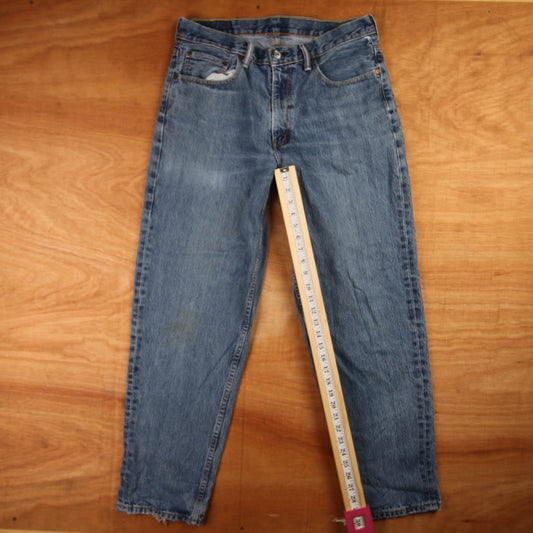 Levi's 560 Red Tab W34 L30 Comfort Fit Blue Denim Jeans