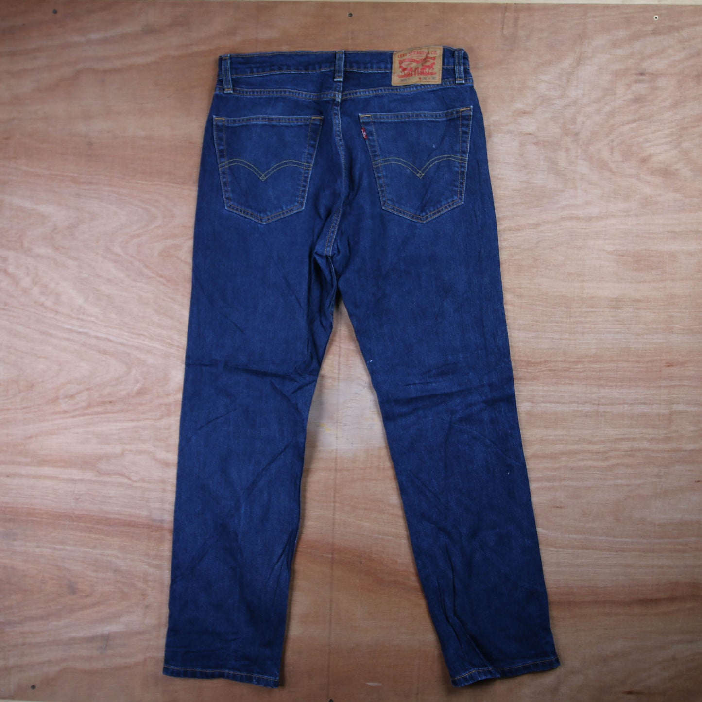 Levi's 505 Red Tab W32 L30 Straight Leg Regular Fit Blue Denim Jeans